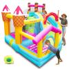 Doctor Dolphin Bounce House for Kids, Indoor Bouncy House, Inflatable Bouncy Castle, Kids Bounce House with Slide, Jump House Outdoor for Backyard Party view 1