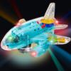ArtCreativity Light-Up Transparent Airplane Toy for Toddlers 1-3, Fun Bump-and-Go Plane Toy for Kids 3-5, with Colorful Moving Gears, Music, and LED Effects - Perfect Airplane Gift for Boys and Girls view 1