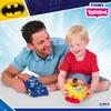 Toomies DC Comics Batman E73262 3 in 1 Vehicle Transforms into Mini Batmobile and Jet, Engine Popping Effect, Flywheel Drive Push Along, from 12 Months view 3