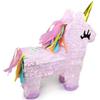 GIFTEXPRESS 16" Pink Unicorn Pinata - Mexican Theme Party Decoration for Birthdays, Fiestas & Cinco de Mayo - Large 16 x 13 x 4 Inch Kids Party Favors view 3