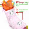 GIFTEXPRESS 16" Pink Unicorn Pinata - Mexican Theme Party Decoration for Birthdays, Fiestas & Cinco de Mayo - Large 16 x 13 x 4 Inch Kids Party Favors view 4