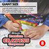 BAZIC Products Crayons Super Jumbo 8 Color, ing Crayon Set, Non Toxic Drawing Crayons for School Art, Gift for Kids (8/Pack), 72-Packs view 3