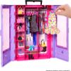 Barbie Fashionistas Ultimate Closet & 6 Hangars, Purple with Fold-Out Rack & Carrying Handle, Portable Storage for Fashion Doll Clothes & Accessories view 2