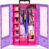 Barbie Fashionistas Ultimate Closet & 6 Hangars, Purple with Fold-Out Rack & Carrying Handle, Portable Storage for Fashion Doll Clothes & Accessories view 3