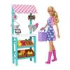 Barbie Careers Playset, Farmers Market Set with Blonde Fashion Doll, Furniture & Accessories view 4
