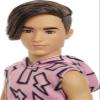 Barbie Ken Fashionistas Doll #193, Slender, Rooted Brown Hair, Lightning Bolt Hoodie, Black Pants, Slip-On Shoes, for Kids 3 to 8 Years Old view 3