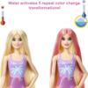 Barbie Color Reveal Sunshine and Sprinkles Doll & Accessories with 25 Surprises, Palm Tree Theme Including Water-Shower Umbrella & Color Change view 3