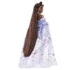 Barbie Extra Fancy Fashion Doll & Accessories Dressed in a Teddy-Print Gown with Sheer Train, Plus Teddy Bear Pet view 2