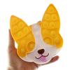 1 Random Dog Breed Bubble Pop Fidget Toy - Silicone Push Poke Wrap Fidget Toy - Press Bubbles to Pop The Bubbles - Bubble Popper Sensory Stress Toy Doggy Puppy Pooch (1 Random Dog Breed) view 2