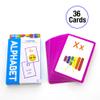 BAZIC Products Alphabet Flash Cards, with Picture ABCs Letters Uppercase Lowercase Flashcards (36/Pack), 72-Packs view 2