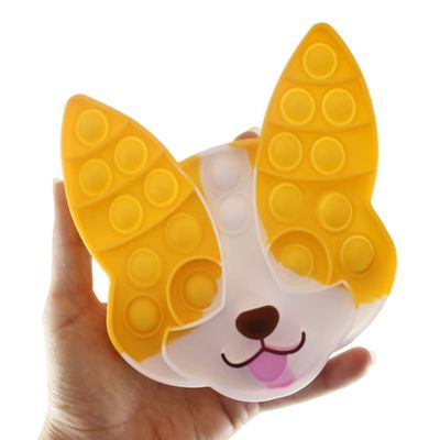 1 Chihuahua Large Dog Bubble Pop Fidget Toy - Silicone Push Poke Bubble Wrap Fidget Toy - Press Bubbles to Pop The Bubbles - Bubble Popper Sensory Stress Toy Doggy Puppy Pooch (1 Chihuahua)