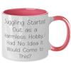 Gag Juggling Two Tone 11oz Mug, Juggling Started Out as a Harmless Hobby. I Had No Idea It Would, Present For Friends, Fun Gifts From view 2