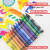 BAZIC Products Crayons Jumbo 12 Color, Coloring Crayon Set, Non Toxic Drawing Crayons for School Art, Gift for Kids (12/Pack), 72-Packs view 3