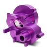 TREAL Ryft Transmission Gearbox W/Motor Mount, Aluminum 7075 CNC Machined Transmission Housing Set for 1/10 Axial RBX10 Ryft Upgrades (Purple) view 3