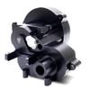 TREAL Ryft Transmission Gearbox W/Motor Mount, Aluminum 7075 CNC Machined Transmission Housing Set for 1/10 Axial RBX10 Ryft Upgrades (Black) view 3