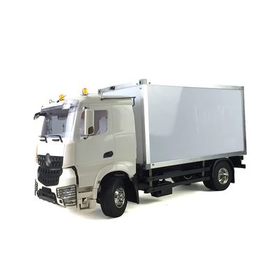 1/14 2Axles Rc Truck Kit Delivery Container Disassembled DIY Remote Control Tractor Model with Motor