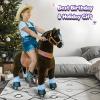 PonyCycle Large Ride on Horse Toys Classic Model U for Big Kids (with Brake/ 42.5" Height/Size 5 for Age 7-12) Pony Cycle Large Riding Horse Chocolate Brown Ux521 view 2