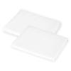 American Baby Company 2 Pack 100% Natural Cotton Percale Cot Sheets for Daycare Standard Size 23" x 51" - Soft & Breathable Cot Sheets for Daycare and Preschool, White view 1
