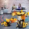 Chridark Remote Control Car Toys - Transforming RC Cars for Kids & Boys Toys - One Button Transformation and 360 Degree Rotating Drifting - Gifts for Boys and Girls view 2
