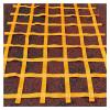 DREAMOSA Climbing Cargo Net,Obstacle Course Ninja Net Webbing Netting Indoor Jungle Gym Playground Accessories Net for Climbing Wall Training Equipment Swing Set Attachment,for Kids&Children,Orange view 1