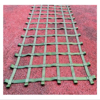 DREAMOSA Cargo Net Climbing Adult,Swing Set Playground Treehouse Rope Ladder Indoor Kids Outdoor Jungle Gym Netting Safety Nets Ninja Warrior Obstacle Course for Kids,for Backyard Slackline,Green
