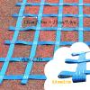 DREAMOSA Climbing Cargo Net,Outdoor Playground Ladder Netting Safety Obstacle Net for Kids Backyard Ninja Warrior Obstacle Course Jungle Gym Webbing Net Play Sets for Treehouse,for Backyard,Blue view 2