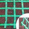 DREAMOSA Climbing Cargo Net,Outdoor Ninja Obstacle Net for Kids Backyard,Indoor Rope Ladder Playground Swing Set Treehouse Netting Webbing Climbing Heavy Duty Nets,Accessories for Slacklines,Green view 2