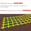 DREAMOSA Cargo Climbing Net for Kids,Cargo Net for Swing Set,Outdoor Ninja Line Playground Hammock Safety Protection Webbing Net Obstacle Course Netting,for Playground,Treehouse,Jungle Gym,Green view 3