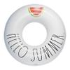 Rae Dunn x CocoNut Float Ring Float - Hello Summer Theme - Adult Size Large 48 Inch Inflatable Raft & Durable Water Inner Tube - Stable Ride-On for Summer Parties & Swim Events view 1