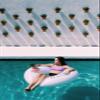 Rae Dunn x CocoNut Float Ring Float - Hello Summer Theme - Adult Size Large 48 Inch Inflatable Raft & Durable Water Inner Tube - Stable Ride-On for Summer Parties & Swim Events view 4