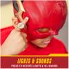 DC Comics, The Flash Hero Set, Iconic Mask with Visor and Ring, 10+ Unique Sounds and Lights, The Flash Kids Roleplay Costume for Boys and Girls, Batteries Included, Ages 4 and up view 3