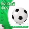Civaner 20 Pcs Mini Soccer Basketball for Kids 4 Inch Inflatable Rubber Small Basketballs Gifts Toddlers Bouncy Toys Balls for Sports Beach Pool Theme Party Favor(Soccer Style) view 2