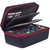 SIQUK Dice Storage Case Big Capacity DND Dice Case Dice Organizer Box With Handle and Double Removable Slotted Tray Dice Organizer Case for Dungeons & Dragons and Other RPG Table Game Red view 1