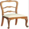 Melody Jane Dolls Houses Dollhouse Mid Century Walnut Desk Chair JBM Miniature Study Office Furniture view 1