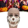 CHICIRIS Halloween Mask, Scary Half Face Latex Skull Cosplay Costume for Halloween Party view 4