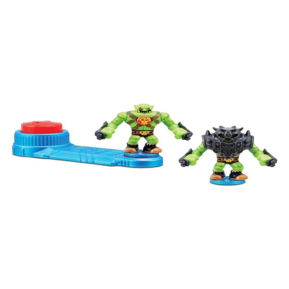 Akedo 14285 Ultimate Arcade Warriors Giants Mini Battling Action Figures Ready, Fight, Split Strike-Tonk