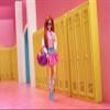 Barbie Rewind Doll, '80s Edition Schoolin' Around Outfit with Varsity Jacket, Acid-Washed Skirt and Rad Accessories view 2