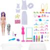 Barbie Color Reveal Toy Set, Tie-Dye Fashion Maker with Barbie & Chelsea Dolls & Accesssories, 50 Surprises Including Pets view 1