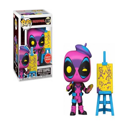 Funko Pop! Bucket List Artist Deadpool 887 Exclusive Figure