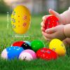 Easter Basket Stuffers, Set of 6 Prefilled Easter Eggs, Wooden Percussion Musical Shaker Egg Fillers Montessori Toy Essentials for Toddlers Teens Kids Boys Girls Babies view 2