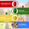 Easter Basket Stuffers, Set of 6 Prefilled Easter Eggs, Wooden Percussion Musical Shaker Egg Fillers Montessori Toy Essentials for Toddlers Teens Kids Boys Girls Babies view 4