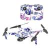 MightySkins Skin Compatible with DJI Air 2S - Blue Petals | Protective, Durable, and Unique Vinyl Decal wrap Cover | Easy to Apply, Remove, and Change Styles | Made in The USA view 1