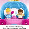 Fisher-Price Little People Toddler Toy Disney Princess Cinderellas Dancing Carriage Playset with Figures for Pretend Play Ages 18+ Months view 4