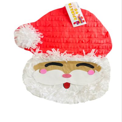 20" Tall Christmas Smiling Santa Claus Pinata Red & White Color Xmas Theme Party Christmas Decoration Happy Holidays Ho Ho Ho
