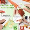 Goodche 8 Pieces Toddler Knife Set- Kids Cooking Sets Real view 3