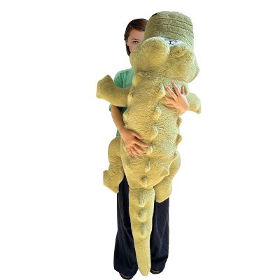 Hofun4U Alligator Plush Pillow, 67 inch Alligator Stuffed Animal, Home Decoration Christmas Valentines Birthday Gift for Boys Girls Adults Kids (Green)