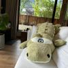Hofun4U Alligator Plush Pillow, 67 inch Alligator Stuffed Animal, Home Decoration Christmas Valentines Birthday Gift for Boys Girls Adults Kids (Green) view 4