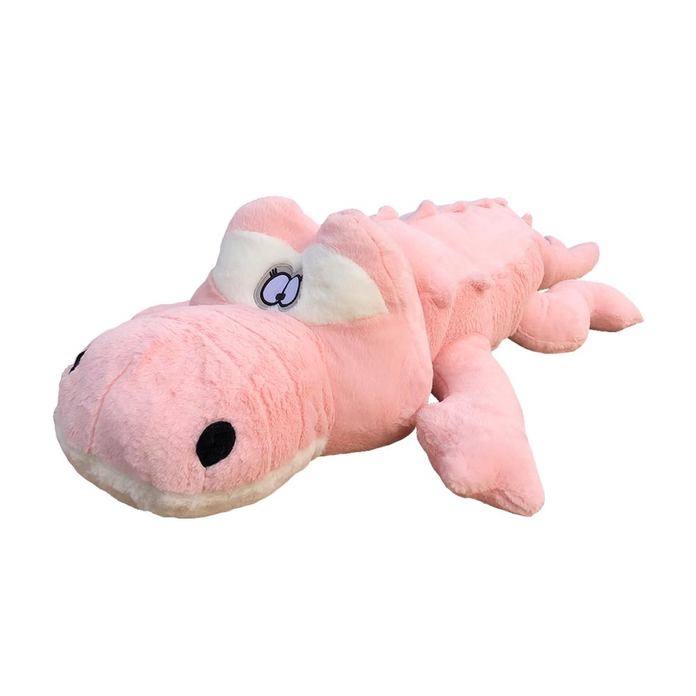 Hofun4U Alligator Plush Pillow, 38 inch Alligator Stuffed Animal, Home Decoration Christmas Valentines Birthday Gift for Boys Girls Adults Kids (Pink)