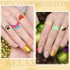 Sureio 9 Pcs Fidget Anxiety Rings Rotatable Open Ring Set Cute Colorful Spinner Rings for Anxiety Stackable Rotating Calming Worry Adjustable for Women Lady Mood Relieve Stress(Fresh Style) view 4
