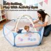 STARBOLO Kids Ball Pit Play Pool Play Tent, Toy Ball Play Pool Foldable Play Tent for Kids Girls Boys Pets Indoor and Outdoor, Balls Not Included (Blue). view 2